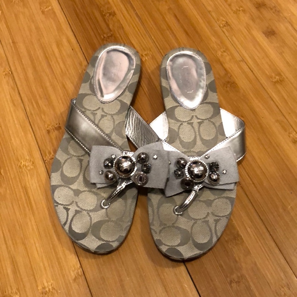 SOLD Coach studded sandals